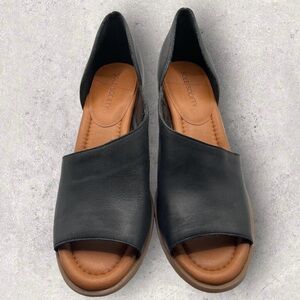 Sole Society Black Open Toe with Cutout Block Heel - Size 9.5M